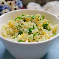 小白菜蛋炒飯的做法-家常味炒菜譜