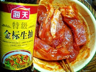 微波香辣烤肉的做法-香辣味微波菜譜