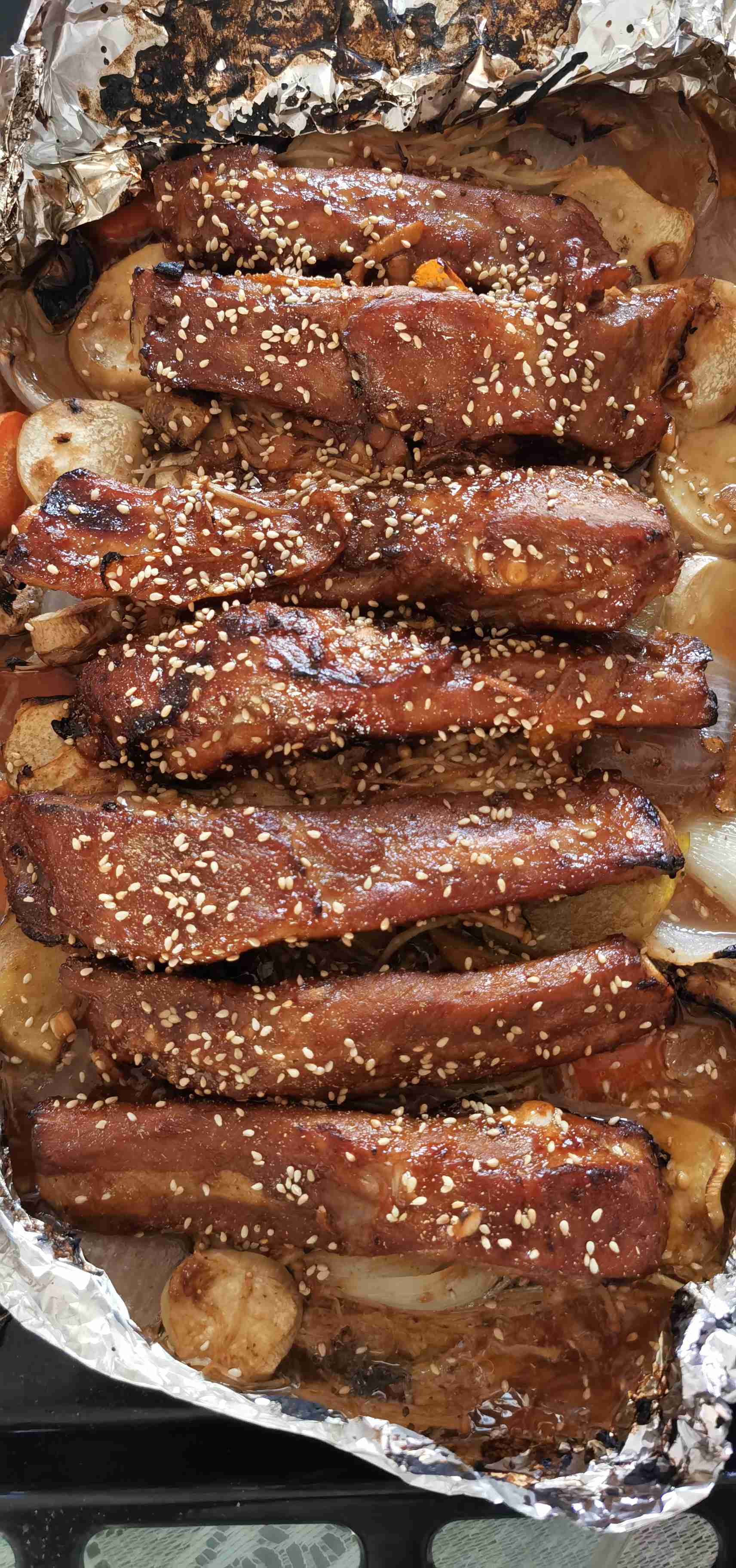 香烤豬肋排的做法-醬香味烤菜譜