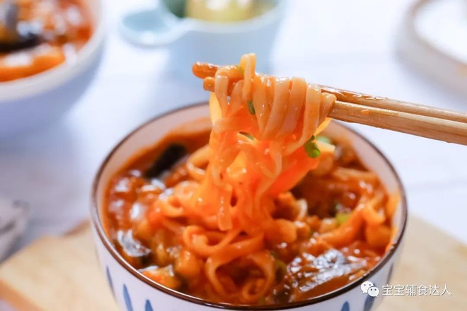 茄子燜面  寶寶輔食食譜的做法-家常味煮菜譜