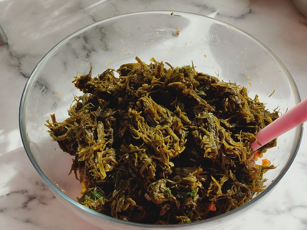 南瓜海麻線蒸餃，今兒立冬吃餃子了嗎？的做法-咸鮮味蒸菜譜