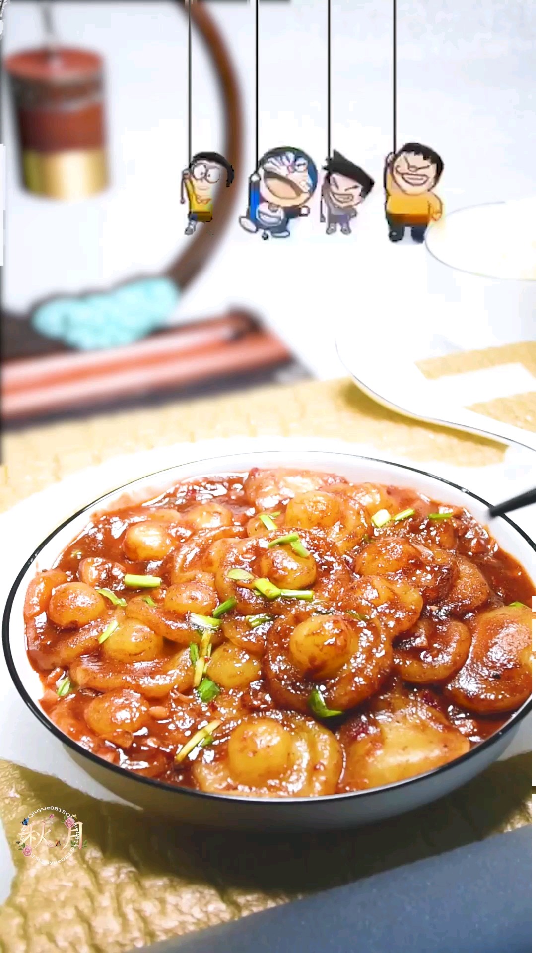 仿香菇土豆的做法-香辣味蒸菜譜