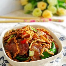 苦瓜干炒臘腸的做法-家常味炒菜譜