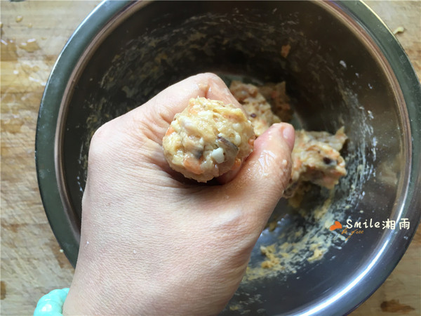 山藥雞肉丸子的做法-家常味蒸菜譜