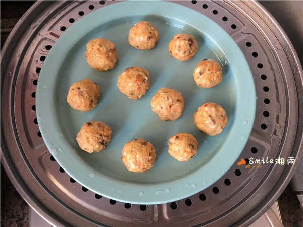 山藥雞肉丸子的做法-家常味蒸菜譜