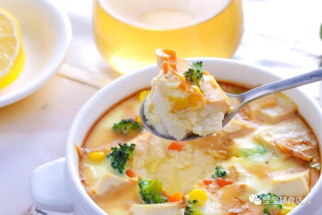 豆腐蒸蛋  寶寶輔食食譜的做法-家常味蒸菜譜