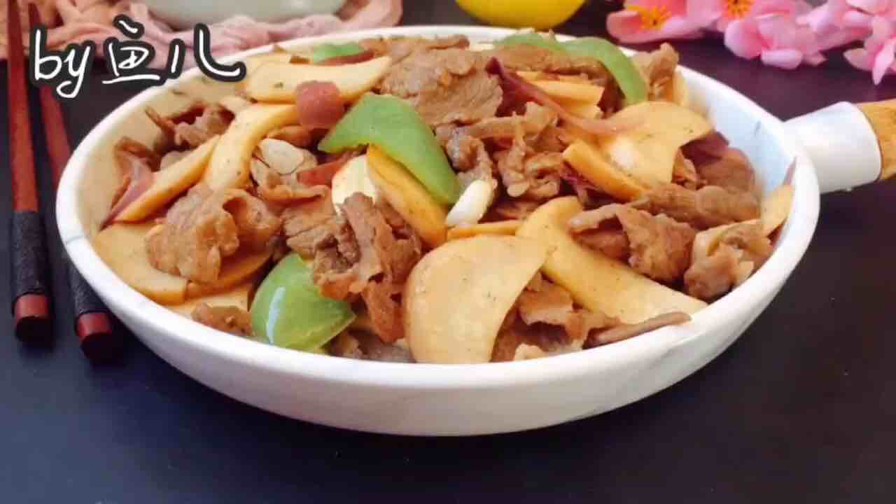 教你杏鮑菇新吃法，上桌就被搶光了！的做法-家常味炒菜譜