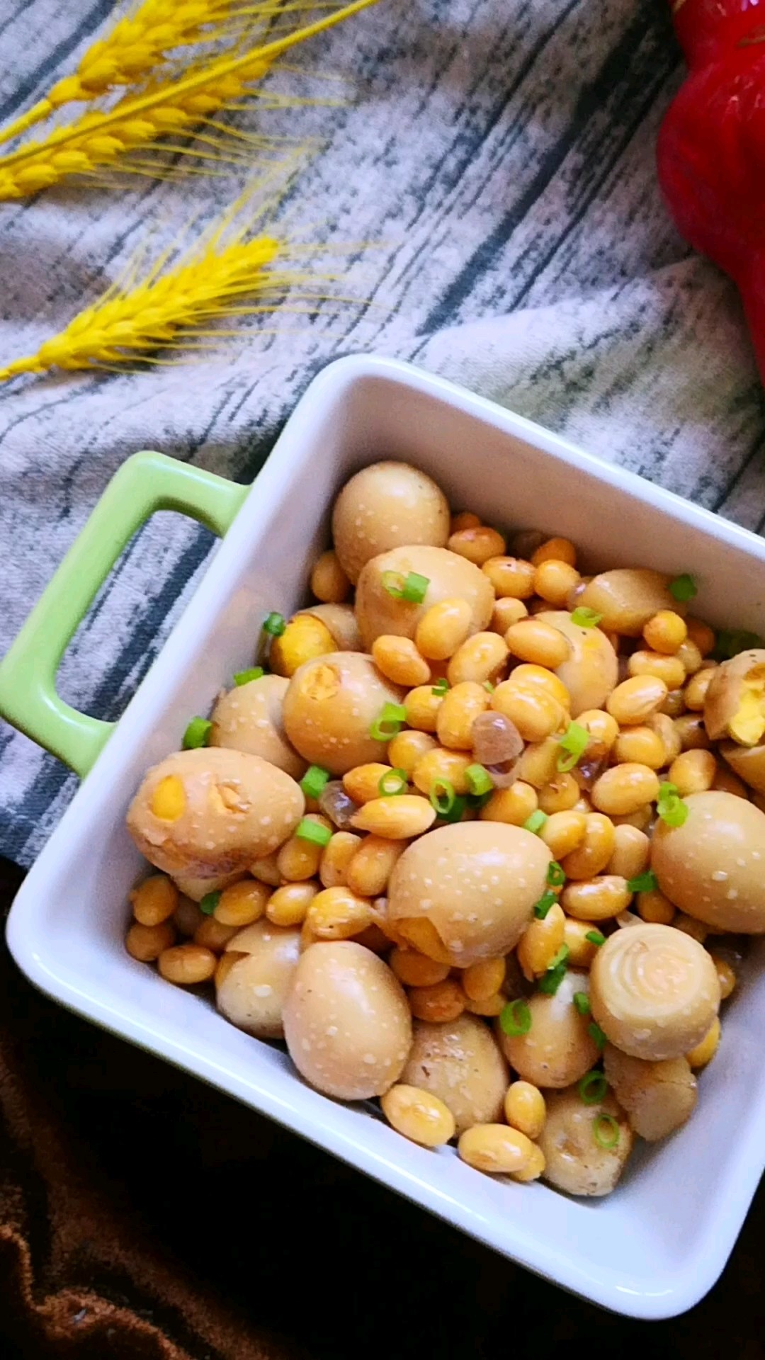 鵪鶉蛋醬黃豆的做法-家常味醬菜譜