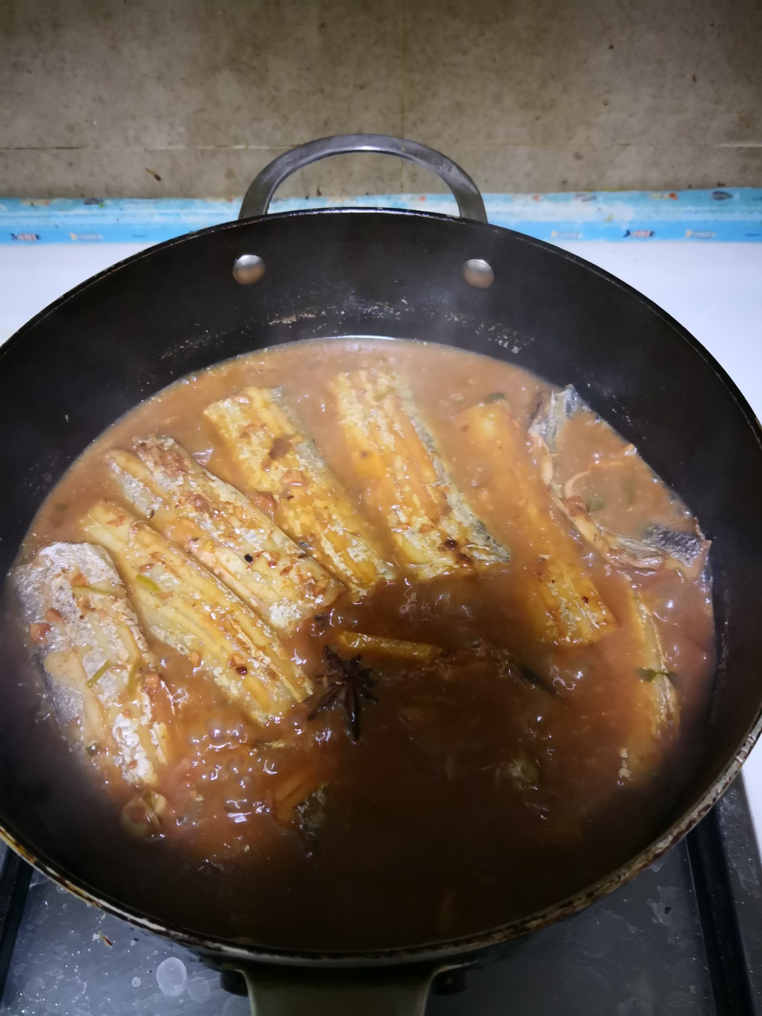 紅燒刀魚的做法-家常味燒菜譜