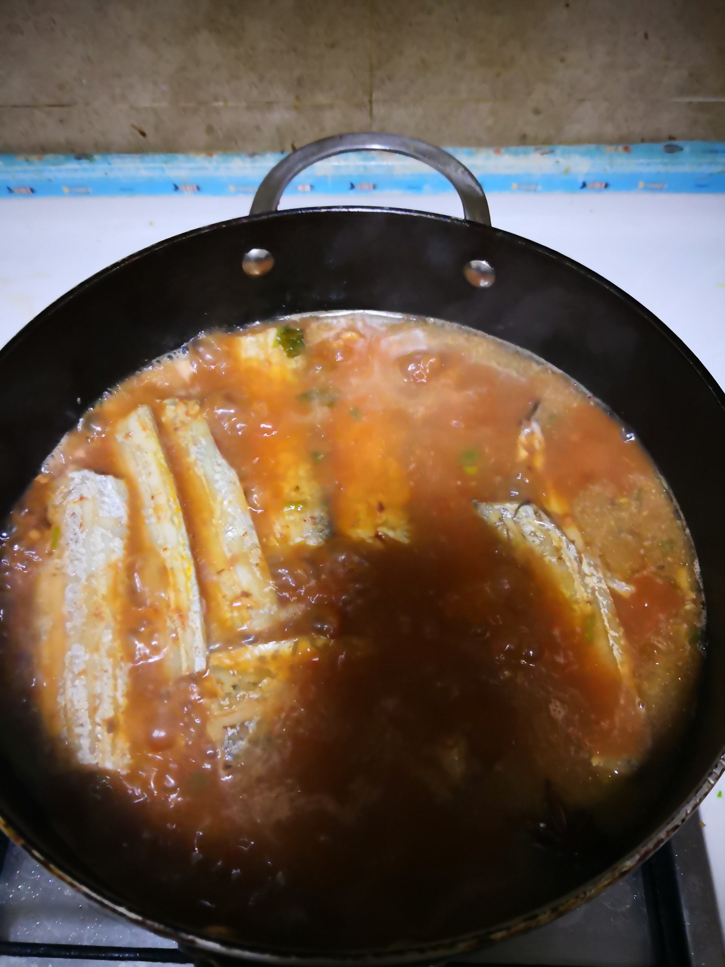 紅燒刀魚的做法-家常味燒菜譜