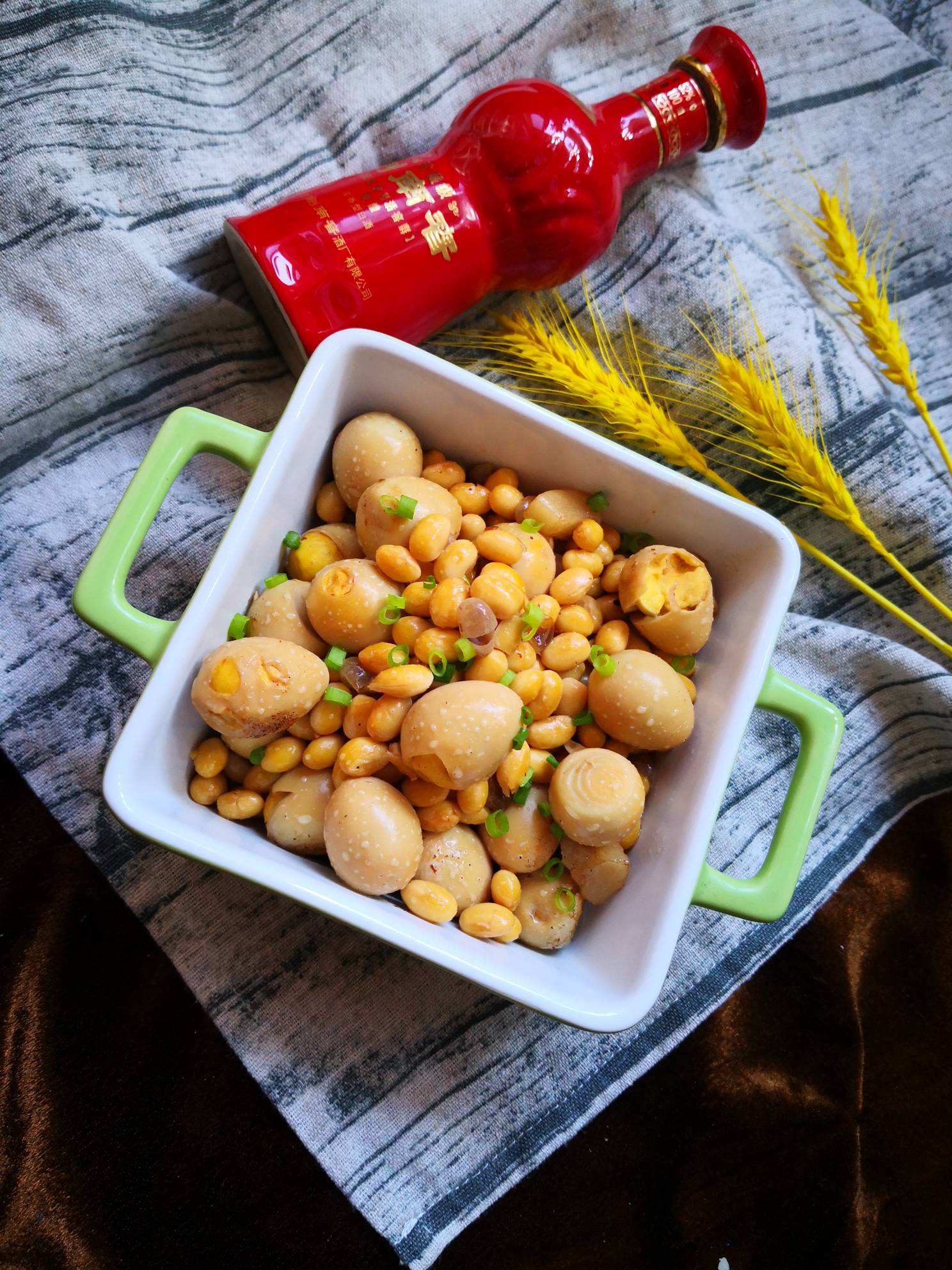 鵪鶉蛋醬黃豆的做法-家常味醬菜譜