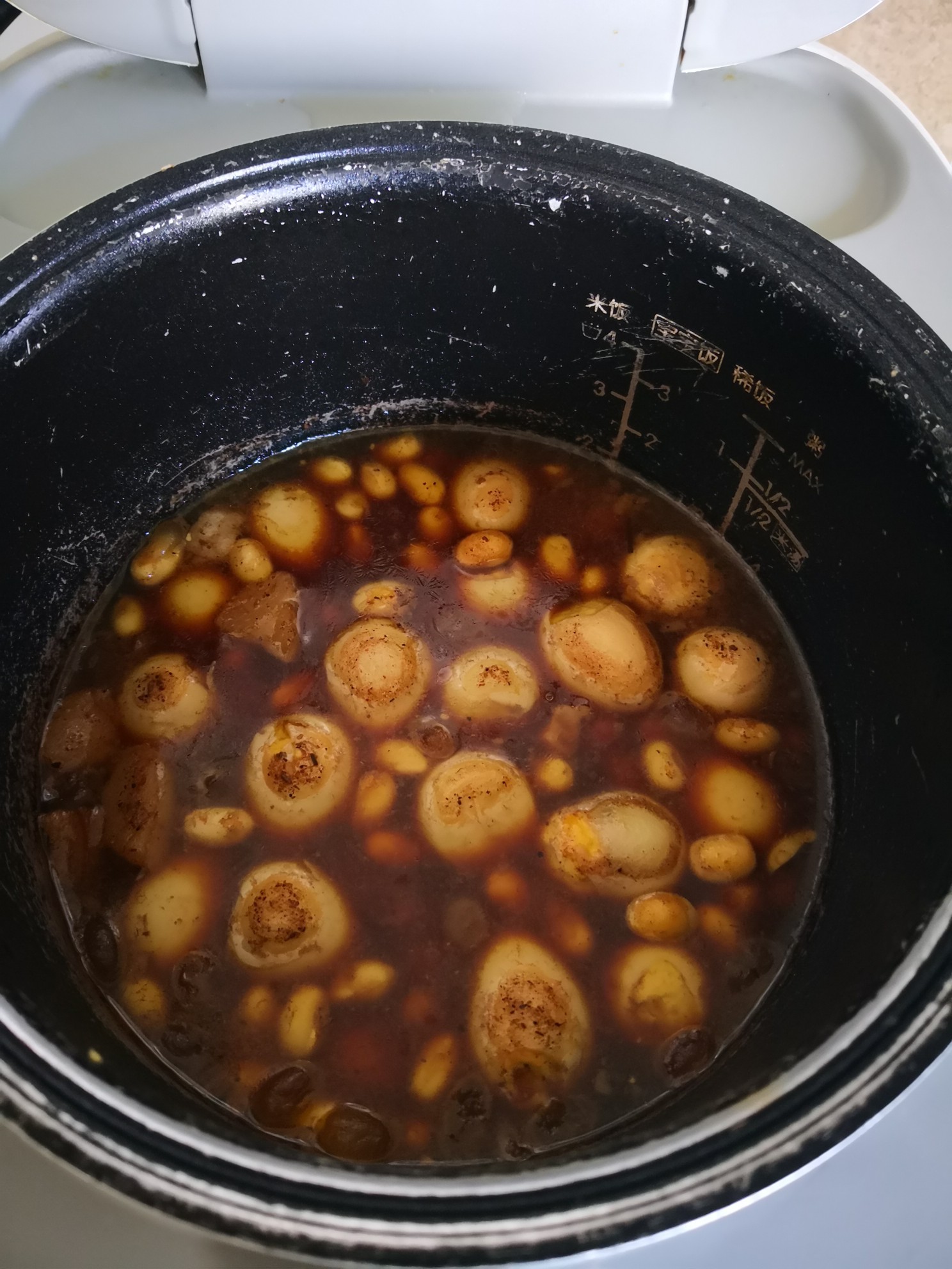 鵪鶉蛋醬黃豆的做法-家常味醬菜譜