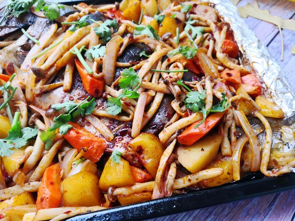 鮮辣過癮的烤魚的做法-香辣味烤菜譜