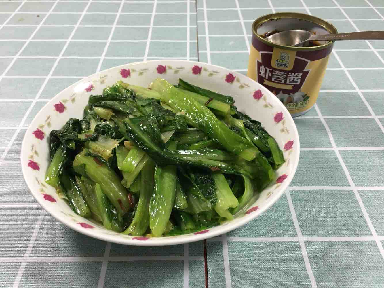油麥菜加這種醬炒不比豆豉鯪魚油麥菜味道差的做法-其它口味炒菜譜