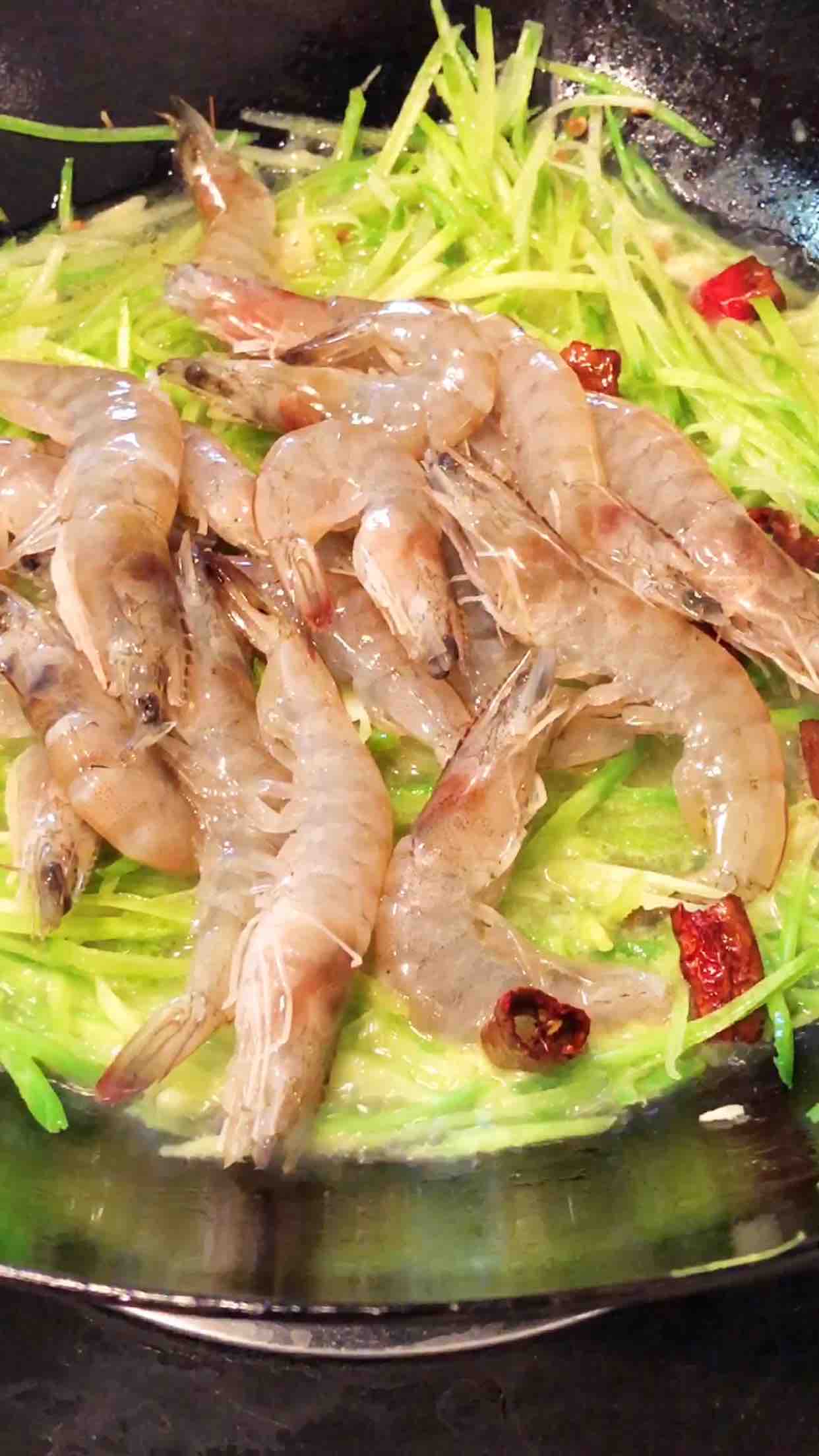 蘿卜絲蝦的做法-咸鮮味炒菜譜