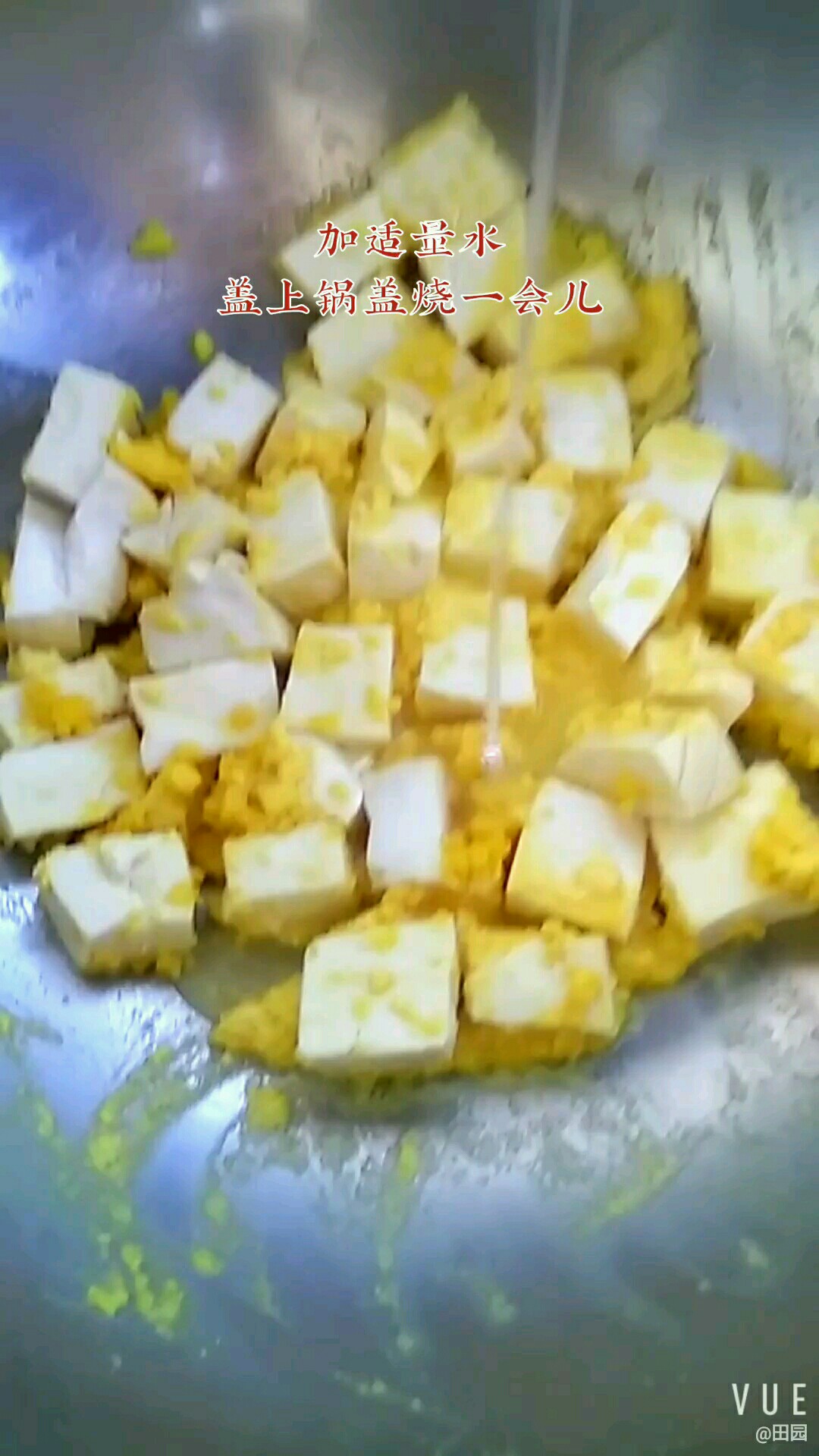 新鮮美味又營養 源自豆腐鵝蛋黃的做法-咸鮮味燒菜譜