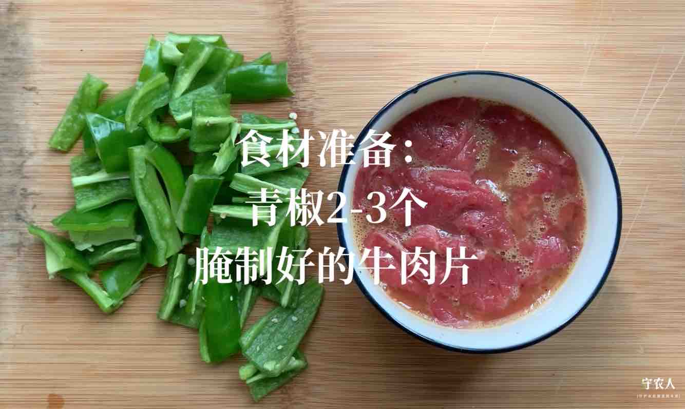 青椒肉片的做法-家常味炒菜譜
