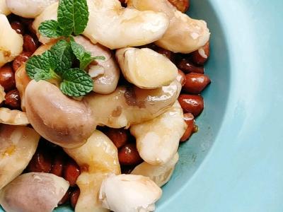 好吃的糖醋菱角花生米的做法-酸甜味拌食譜