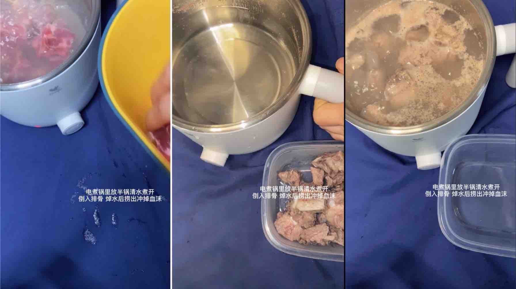 懶人宿舍黨小白輕松解鎖大菜——醬排骨的做法-醬香味煮菜譜