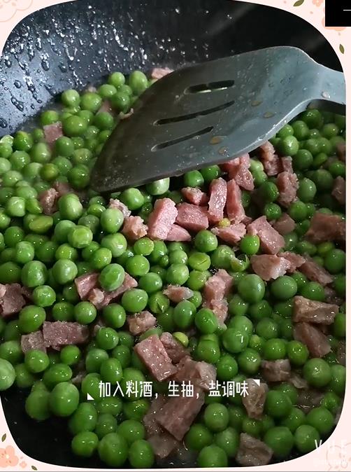 香腸炒豌豆的做法-家常味炒菜譜