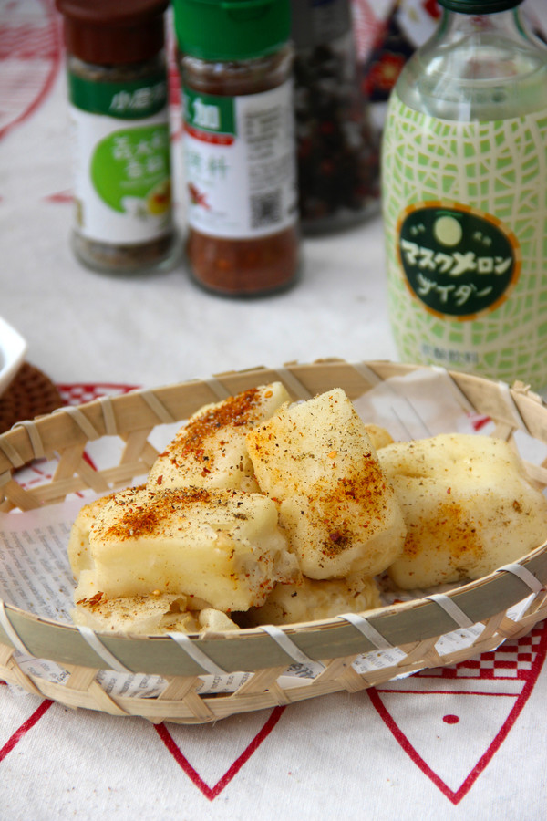 炸絹豆腐的做法-家常味炸菜譜