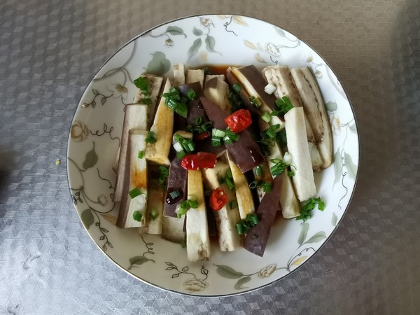 蒜香軟糯的蒸茄子的做法-蒜香味蒸菜譜