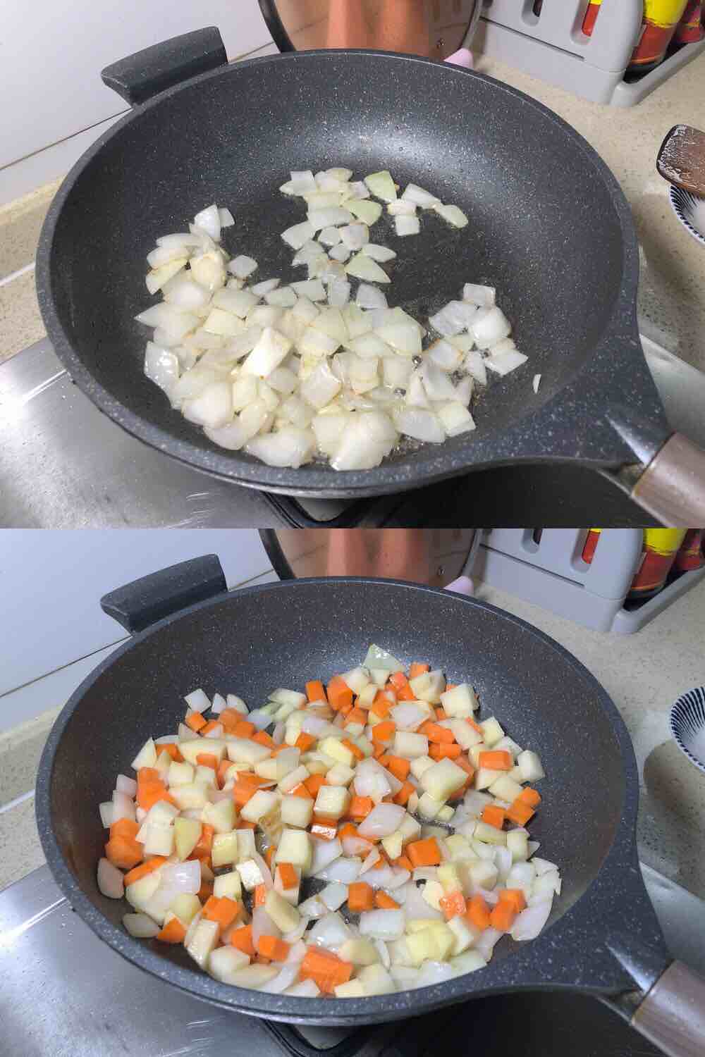 好吃又下飯的咖喱雞丁的做法-咖喱味炒菜譜