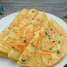 胡蘿卜雞蛋餅的做法-家常味烙菜譜