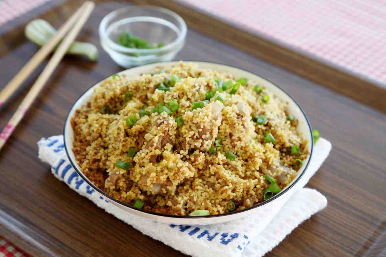 小米蒸排骨的做法-家常味蒸菜譜