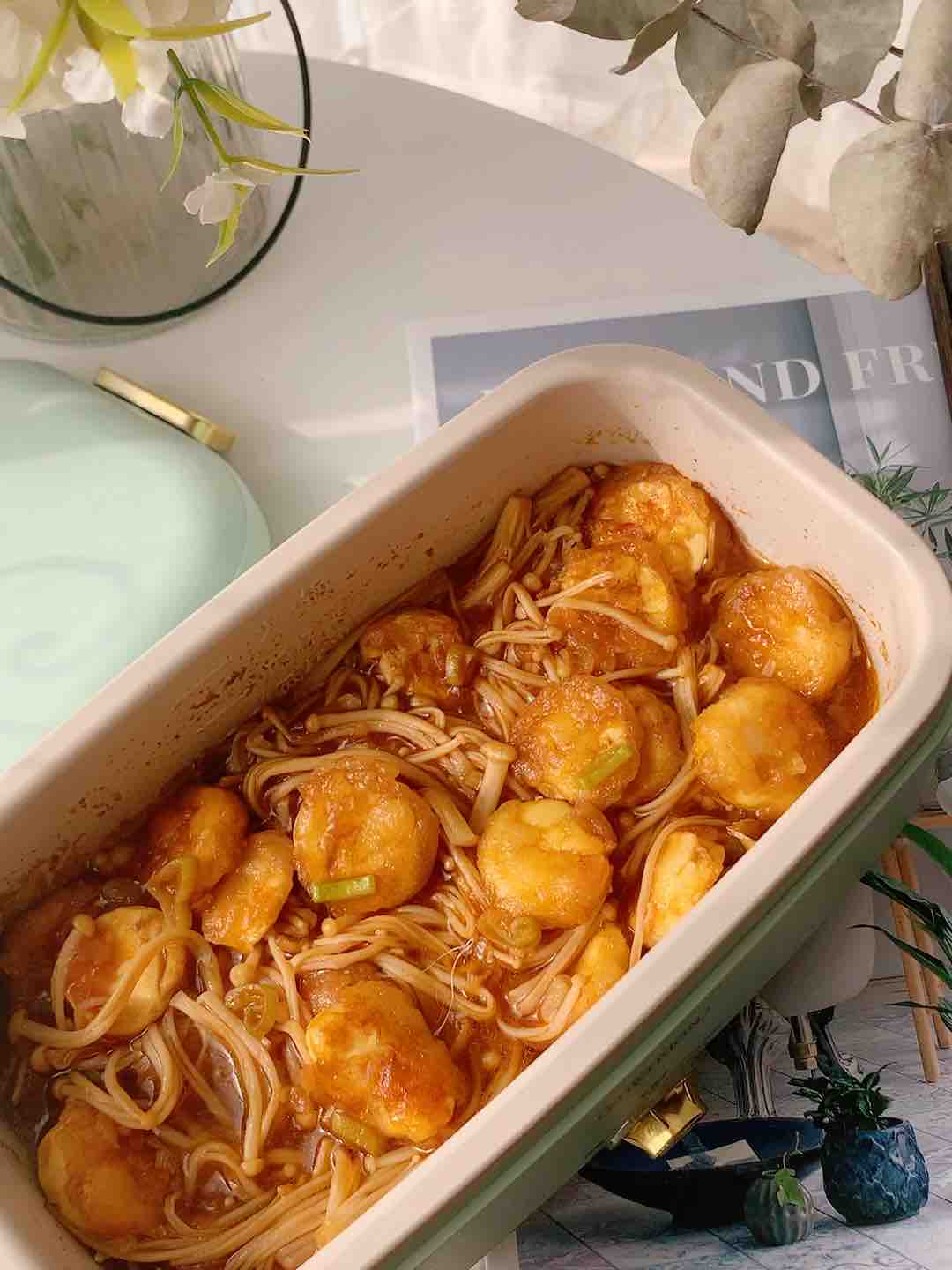 紅燒日本豆腐煲的做法-咸鮮味燒菜譜