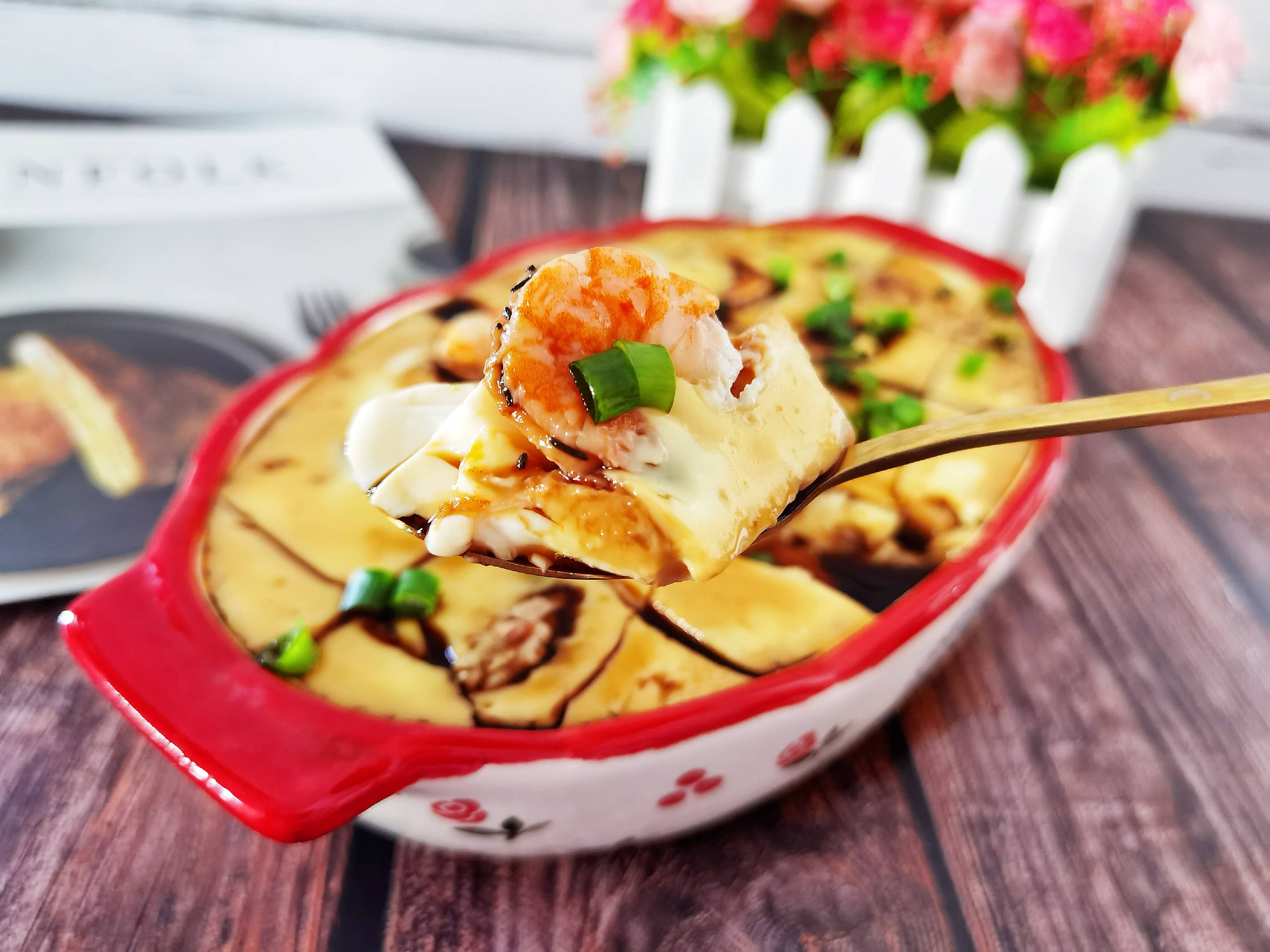 不用蓋保鮮膜的蝦仁豆腐雞蛋糕,Q彈嫩滑超鮮美的做法-咸鮮味蒸菜譜-易網健康養生網 不用蓋保鮮膜的蝦仁豆腐雞蛋糕,Q彈嫩滑超鮮美的做法-咸鮮味蒸菜譜