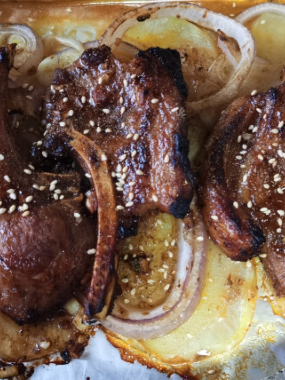 法式烤羊排的做法-蒜香味烤菜譜