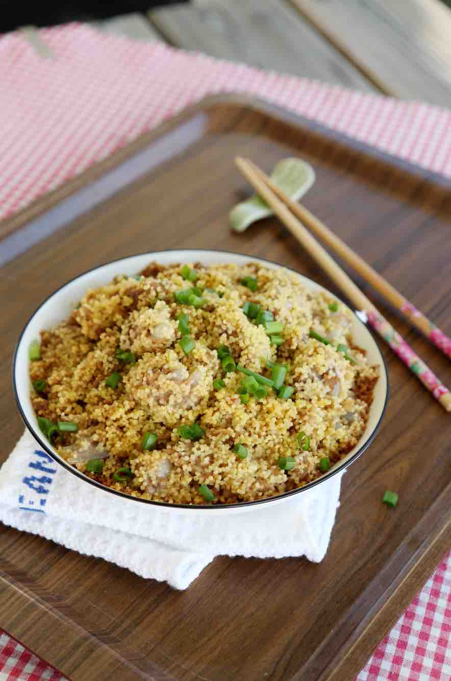 小米蒸排骨的做法-家常味蒸菜譜