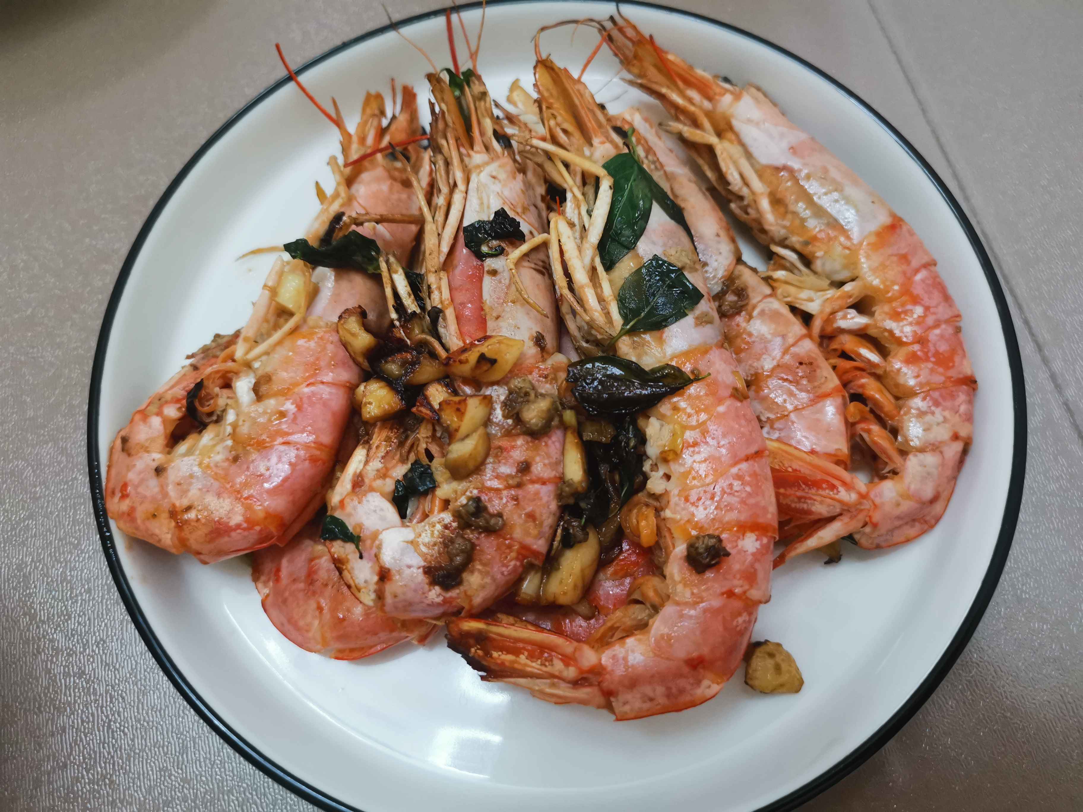 金不換煎大蝦的做法-咸鮮味煎菜譜