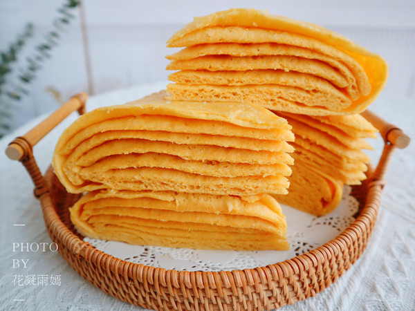 南瓜蒸千層餅的做法-甜味蒸菜譜