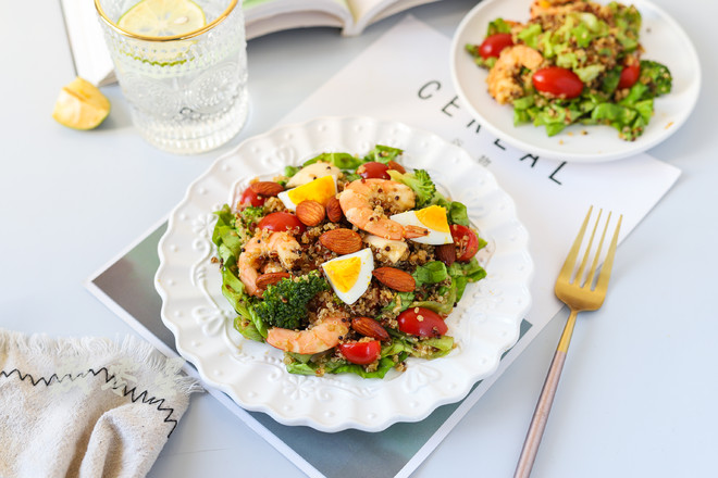 藜麥鮮蝦沙拉的做法-家常味煮菜譜