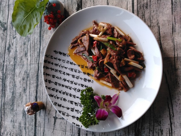 炒雞肝的做法-咸鮮味炒菜譜