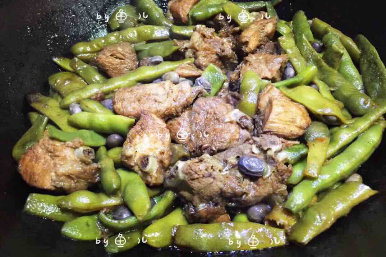 排骨燒豆角的做法-家常味燉菜譜