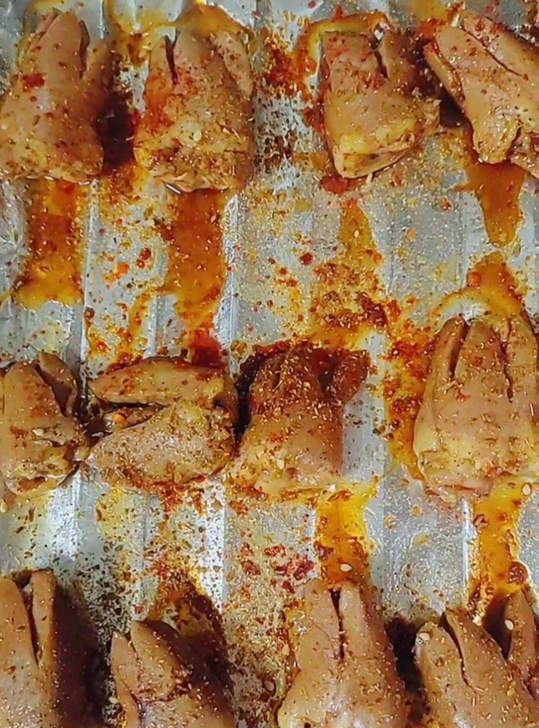 心花怒放的做法-麻辣味烤菜譜