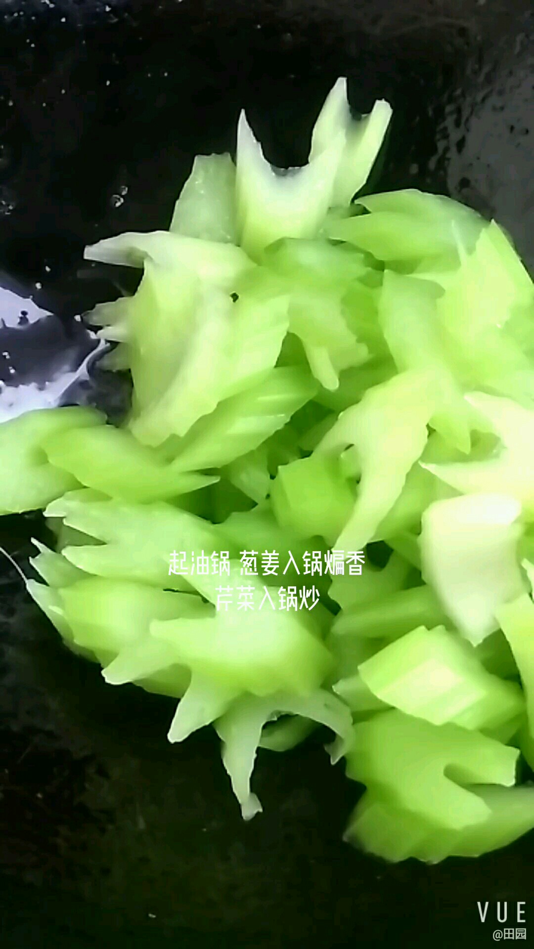 白綠相間 咸鮮美味的做法-咸鮮味炒菜譜