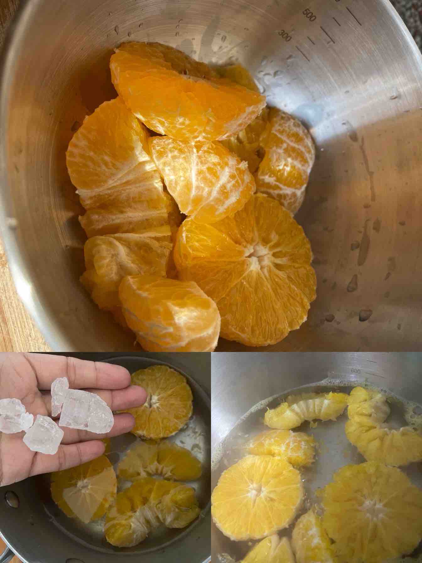 天冷，水果要熱著吃——鹽蒸橙子&糖水橘子的做法-甜味蒸菜譜