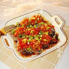 蒜蓉粉絲蒸香菇的做法-咸鮮味蒸菜譜