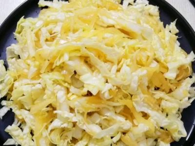 涼拌白菜絲的做法-咸鮮味拌菜譜