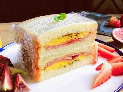 五分鐘早餐，培根煎蛋三明治的做法-咸鮮味其它工藝菜譜