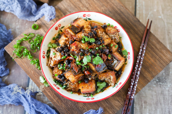 豉香蒸臘魚(yú)，咸香適口超下飯的做法-家常味蒸菜譜