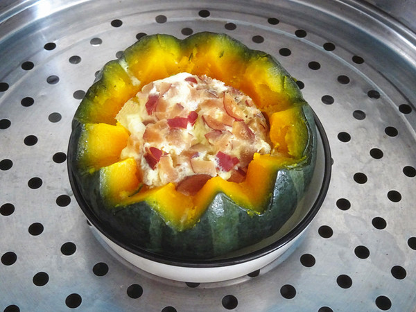 南瓜紅棗蒸蛋的做法-家常味蒸菜譜