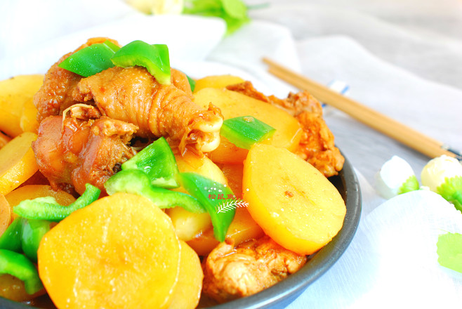 鮮香下飯，無辣版大盤雞的做法-家常味炒菜譜