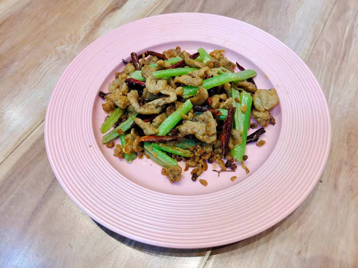 香辣油滋啦的做法-咸鮮味炒菜譜