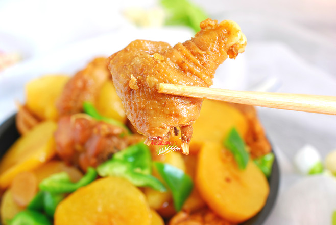 鮮香下飯，無辣版大盤雞的做法-家常味炒菜譜