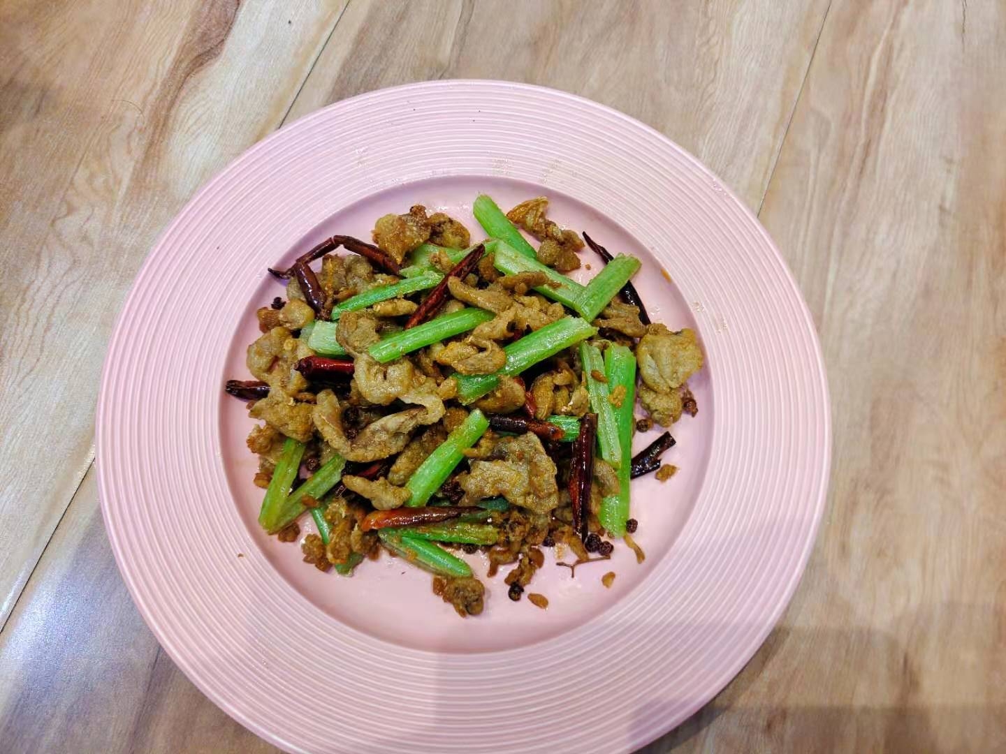 香辣油滋啦的做法-咸鮮味炒菜譜